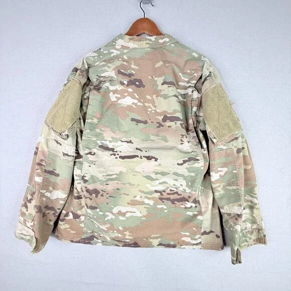 Lot Of 2 Combat Uniform Coat Jacket Top Multicam Camo Medium Regular Full Zip - Picture 10 of 11